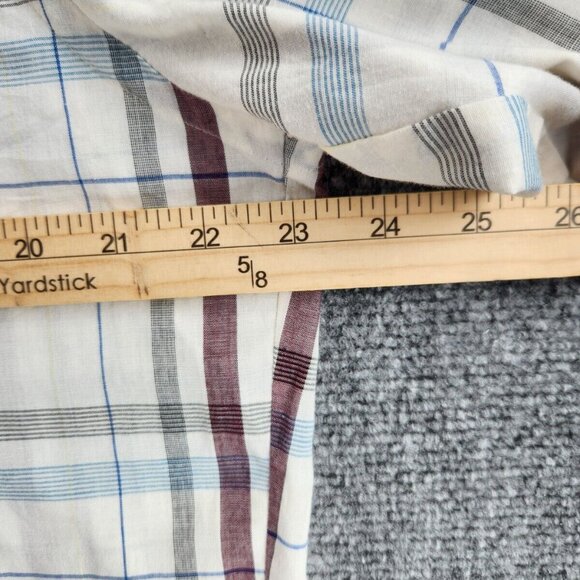 Wrangler Cowboy Cut Regular X-long Tails Single Needle Pearl Snap Plaid Shirt - Picture 15 of 16